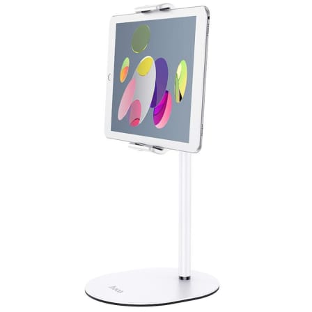 Aluminum Alloy Tablet Phone Holder Desktop Stand - White_0