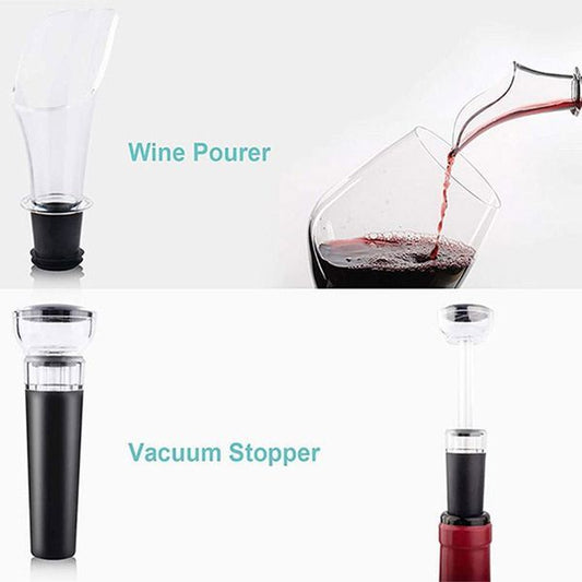 Bottle Pourer and Vacuum Stopper